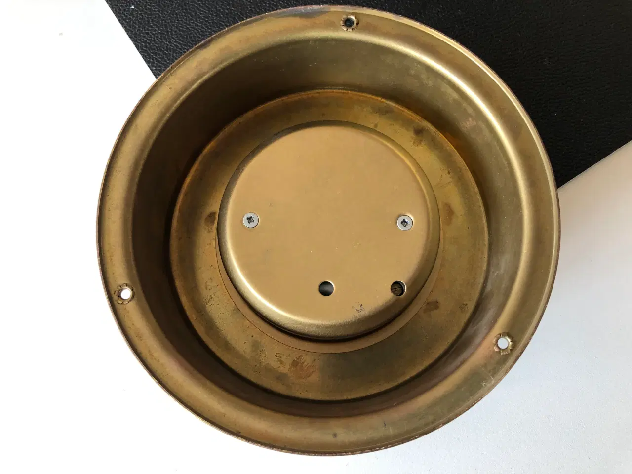 Billede 6 - Flot skibsbarometer i messing med masser af patina