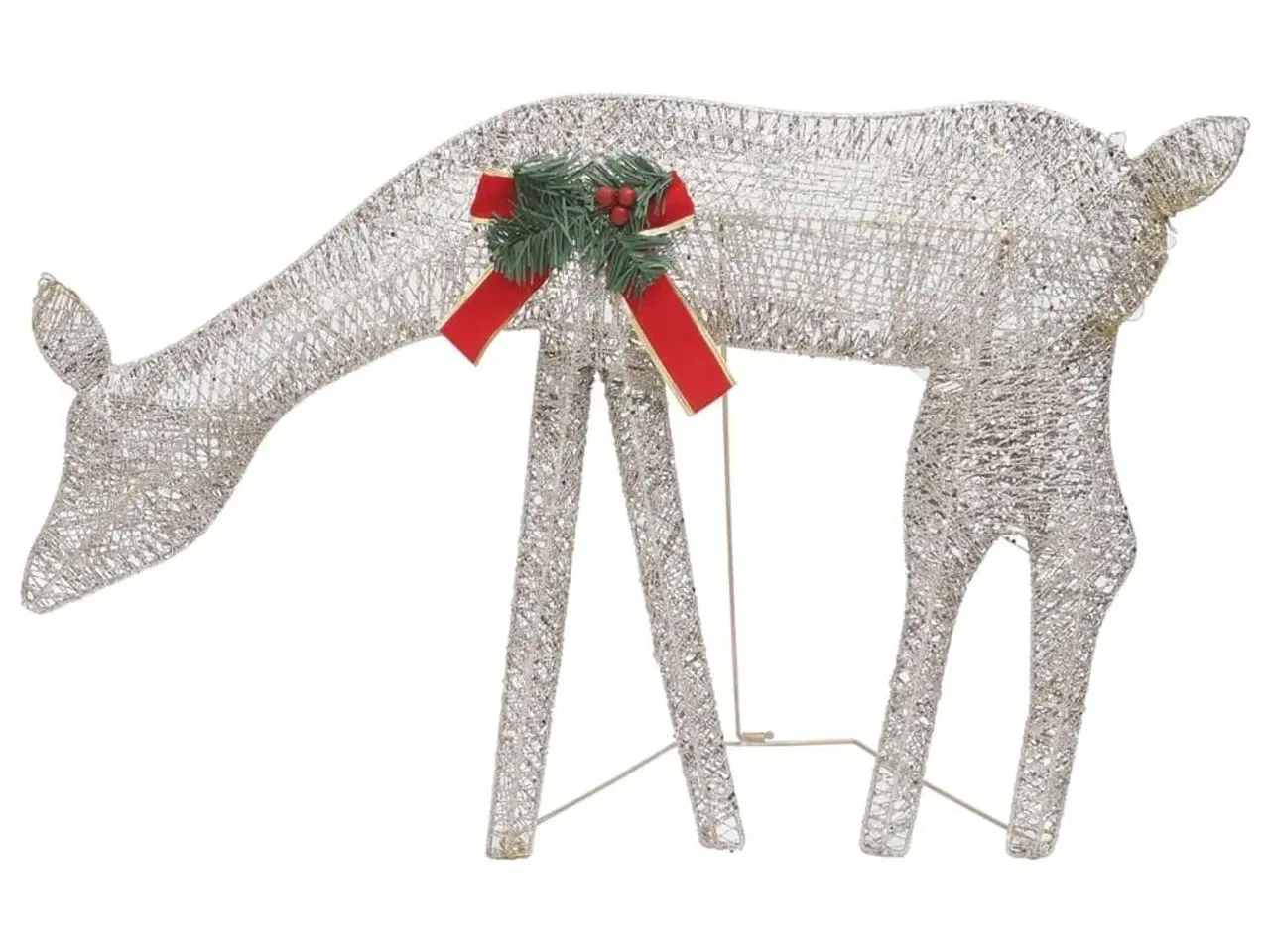 Billede 12 - Julerensdyr 3 dele 270x7x90 cm trådnet varmt hvidt lys
