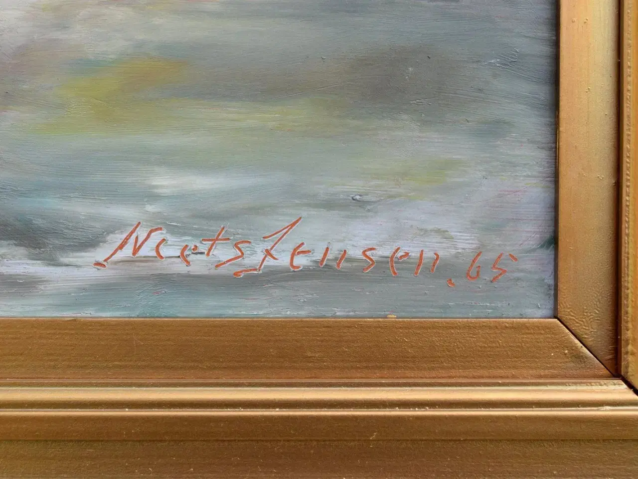 Billede 2 - Maleri af Niels Jensen (1907-2003)