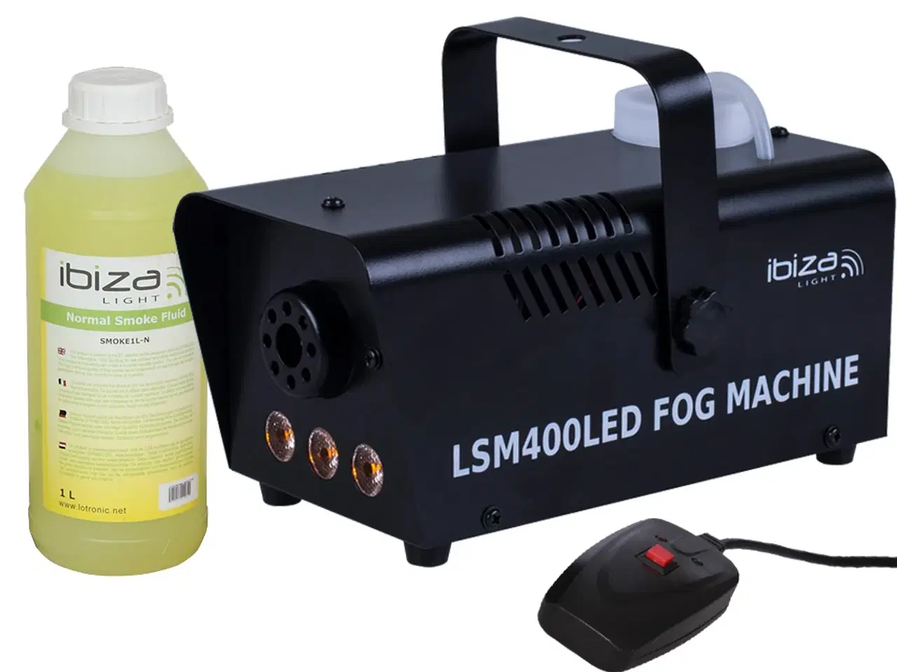 Billede 6 - UDLEJES – RØGMASKINE – IBIZA 400W. m. ild Effekt