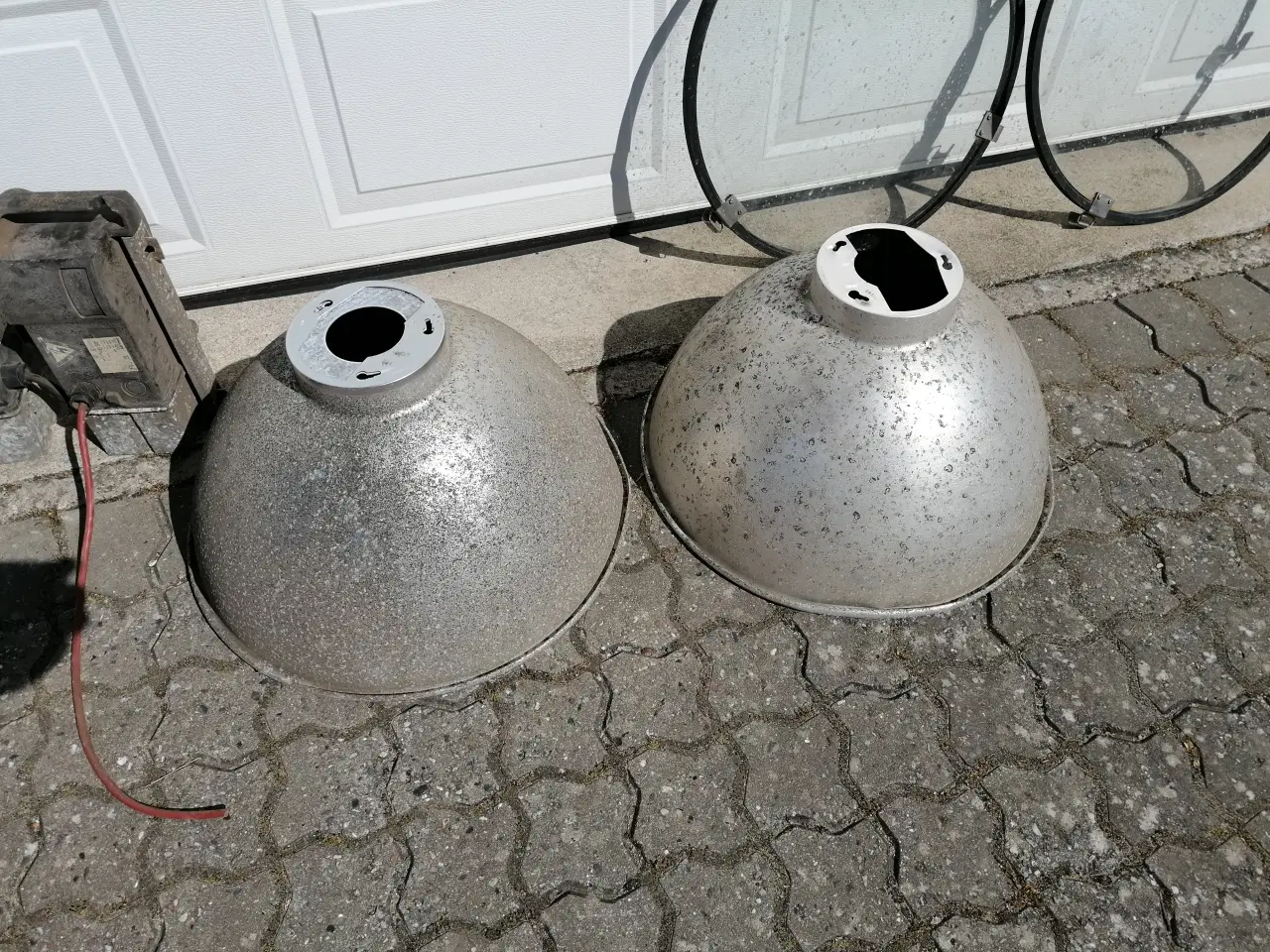 Billede 1 - Store Industrilamper med Patina