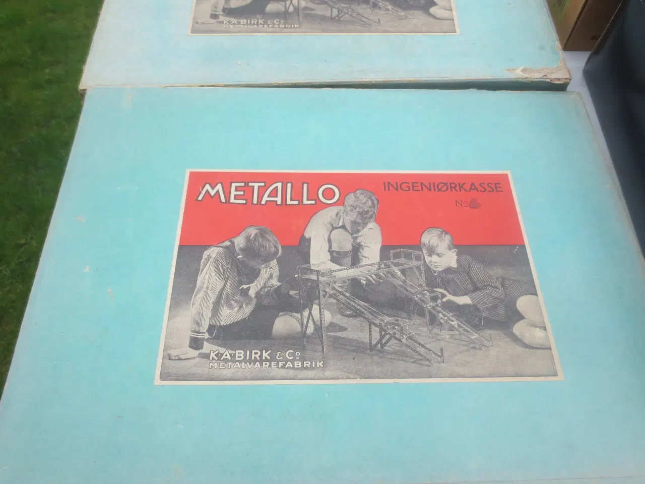 Billede 2 - 9 kasser Metallo Ingeniørsæt 