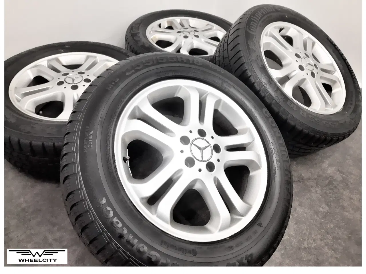 Billede 1 - 5x112 18" ET60 Mercedes 4x4 vintersæt
