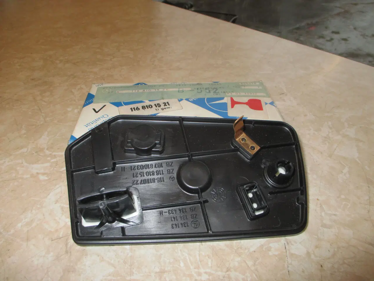 Billede 2 - V sidespejl glas Mercedes