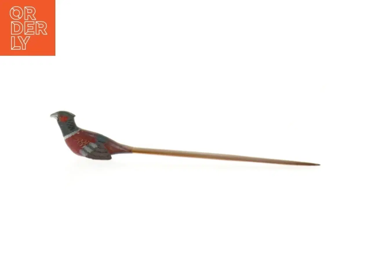 Billede 3 - Håndskårne brevknive med fugle (str. 17 cm. 2 styk)