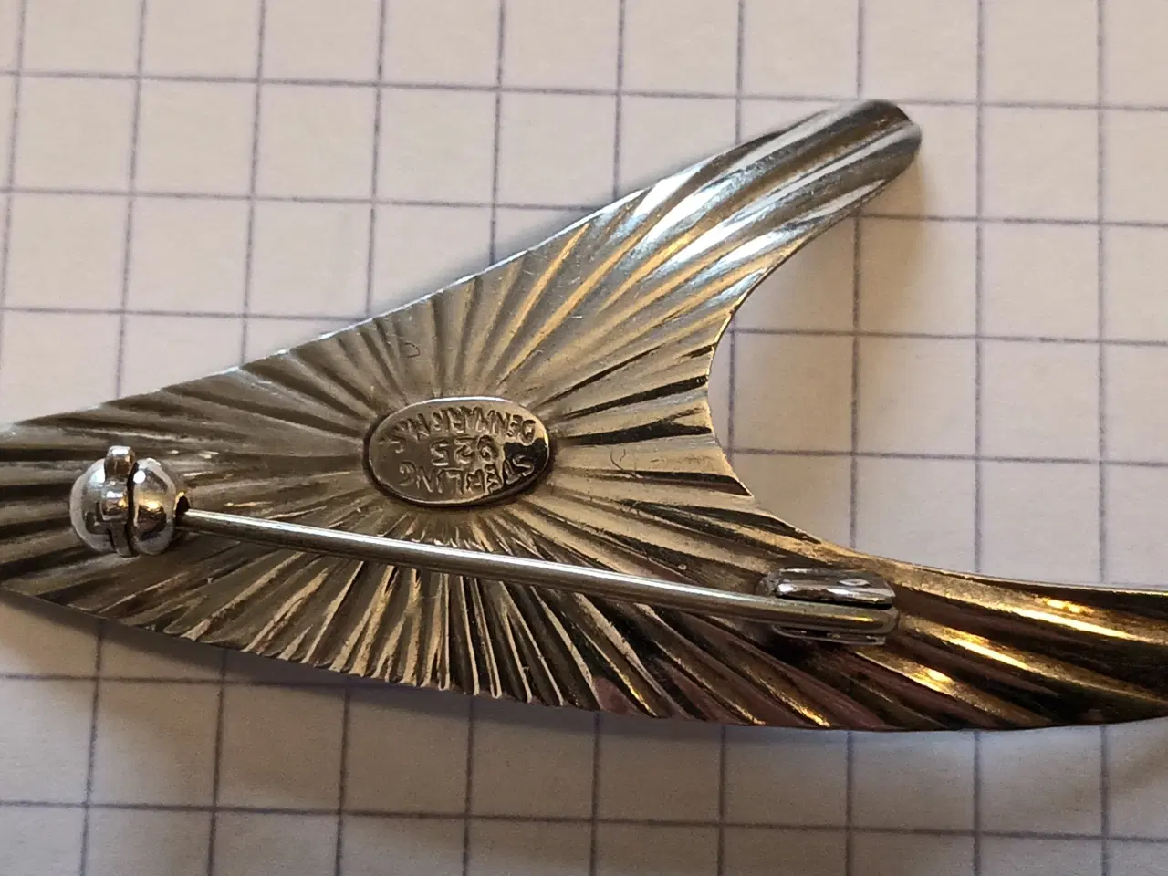 Billede 3 - Broche i sterling - H.S.
