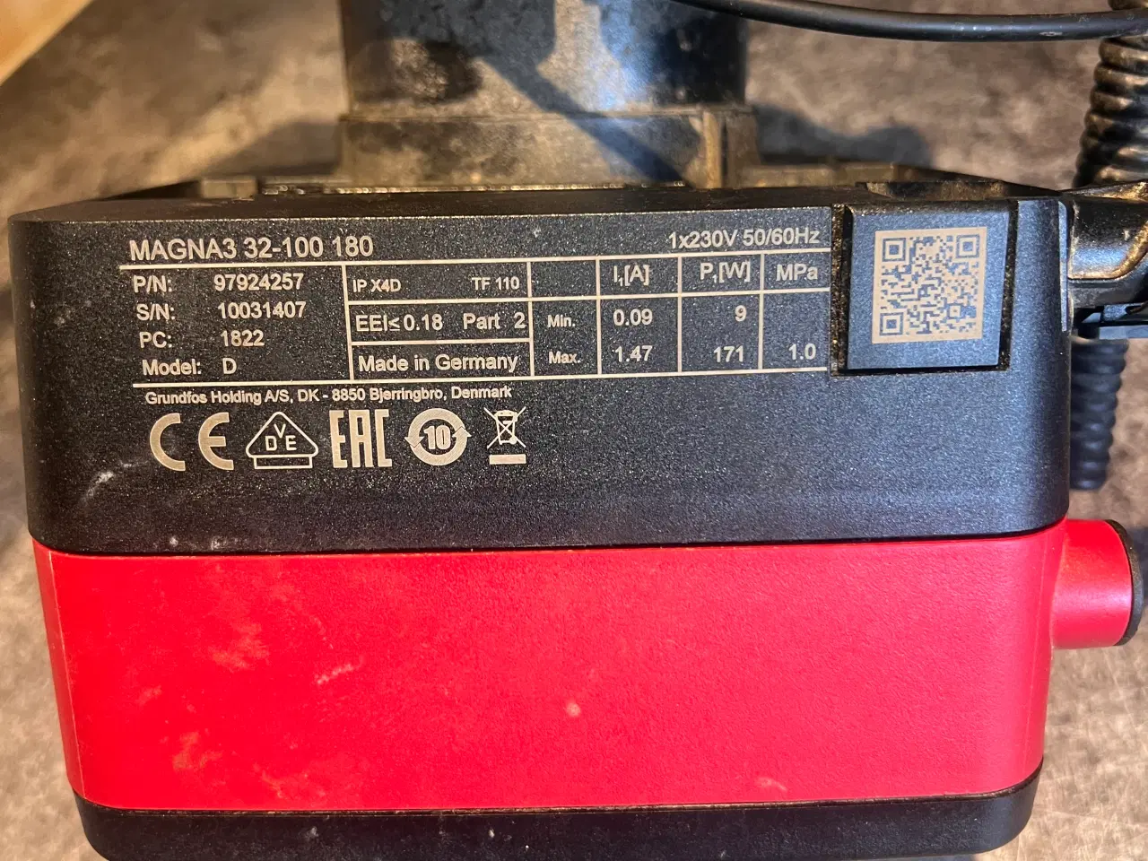 Billede 2 - Grundfos cirkulationspumpe magna3 32-100 180