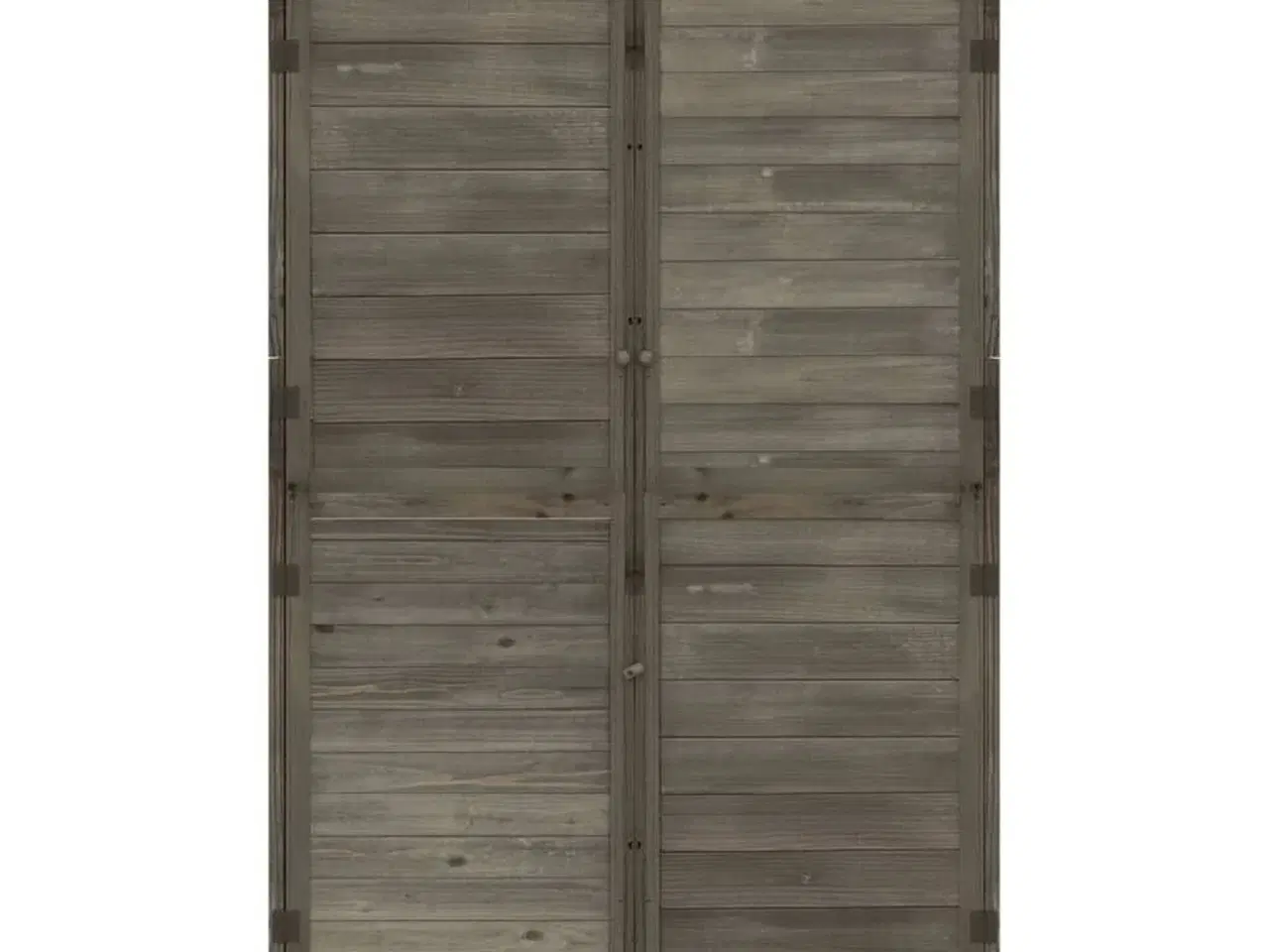 Billede 4 - Haveskur 102x52x174,5 cm massivt fyrretræ antracitgrå