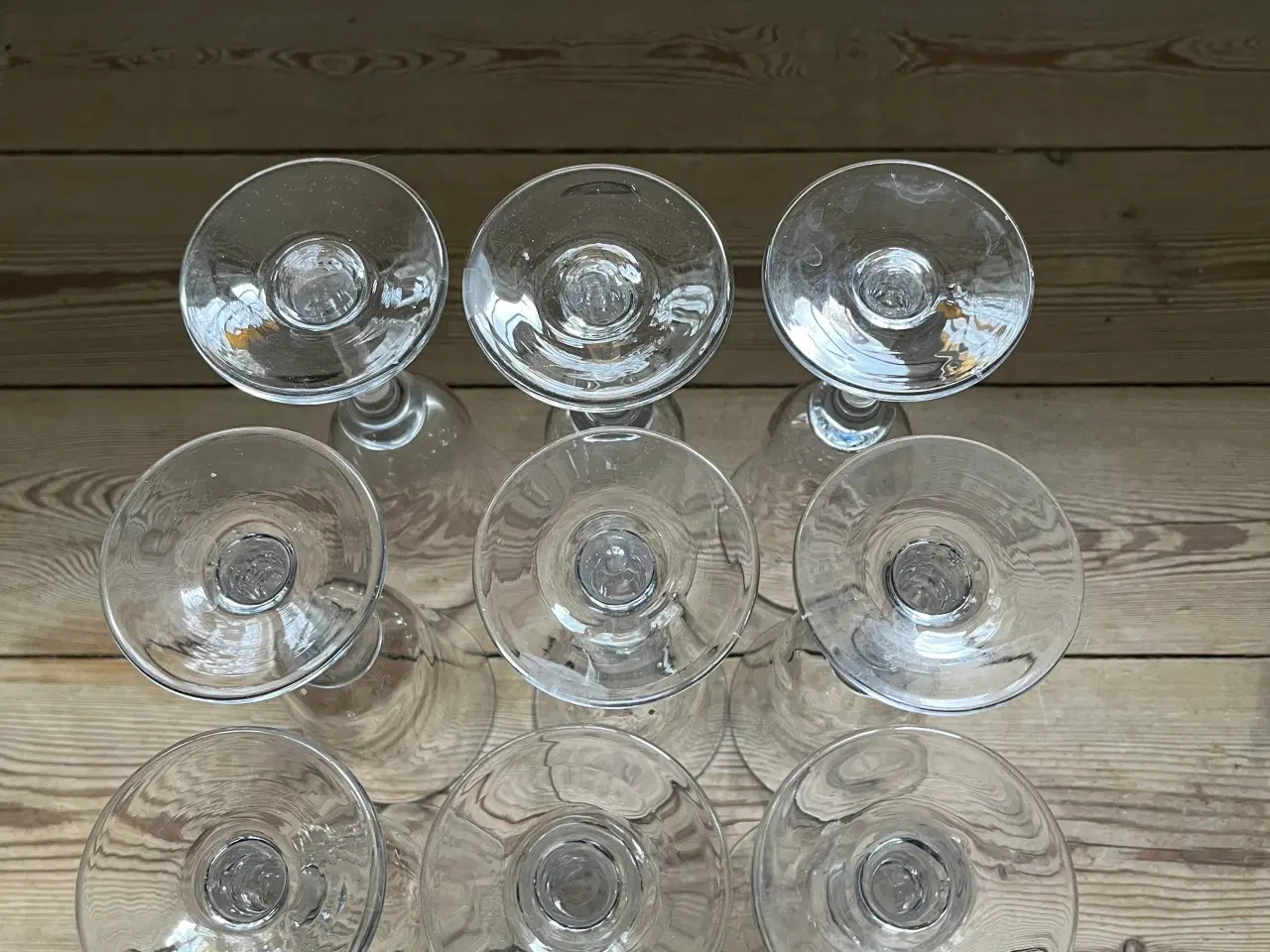 Billede 5 - Smukke champagneglas med skrå optiske striber