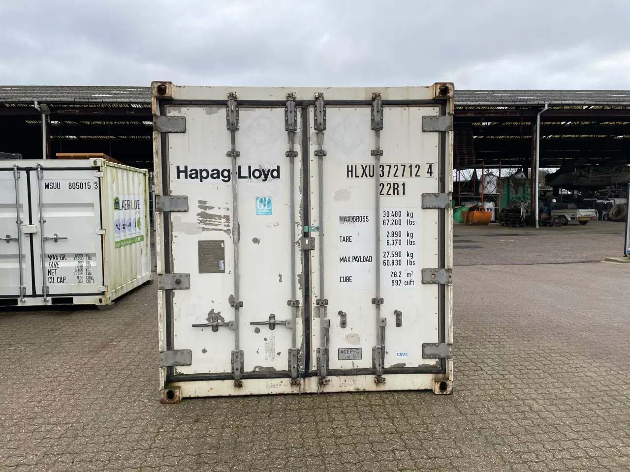Billede 1 - 20 fods Kølecontainer / frysecontainer