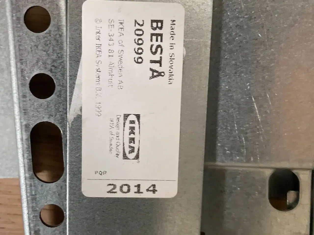 Billede 3 - IKEA Bestå vægskinne 60 cm 5 stk