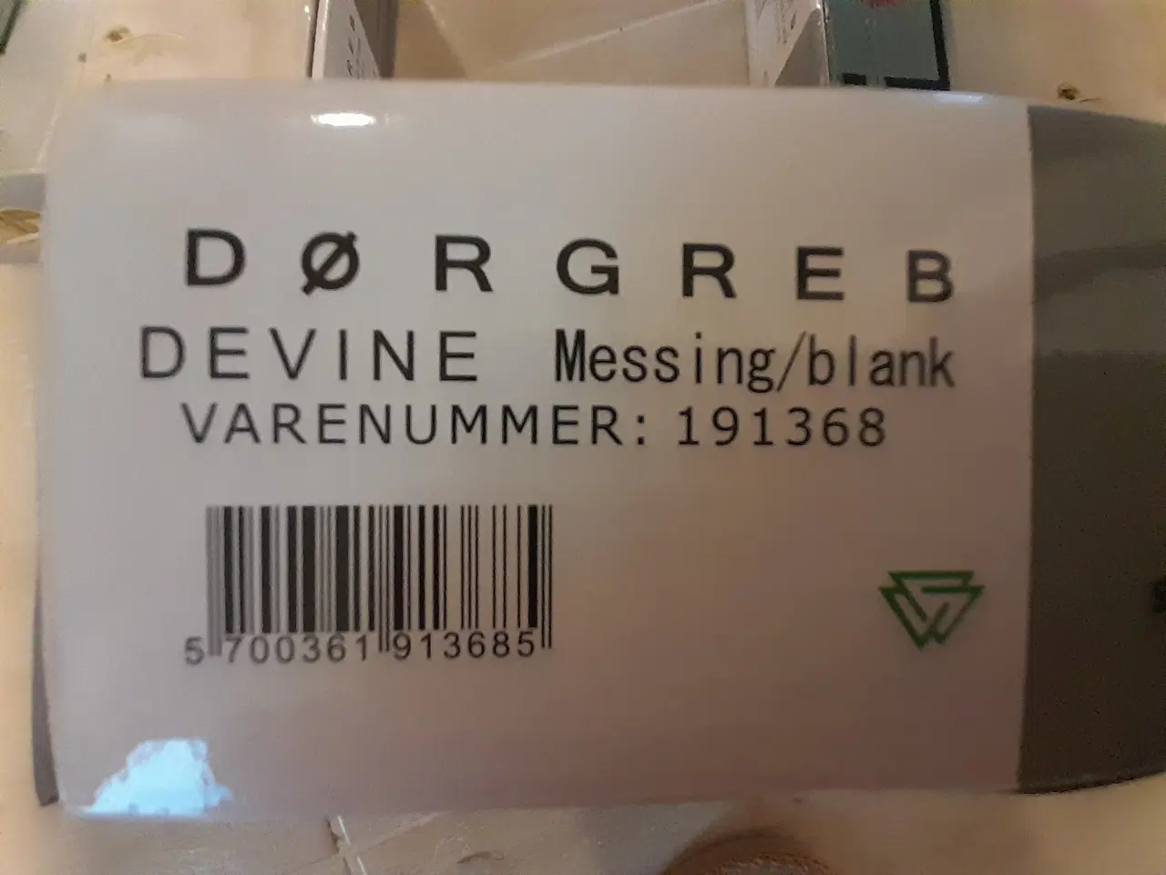Billede 3 - Dørgreb i messing/blank