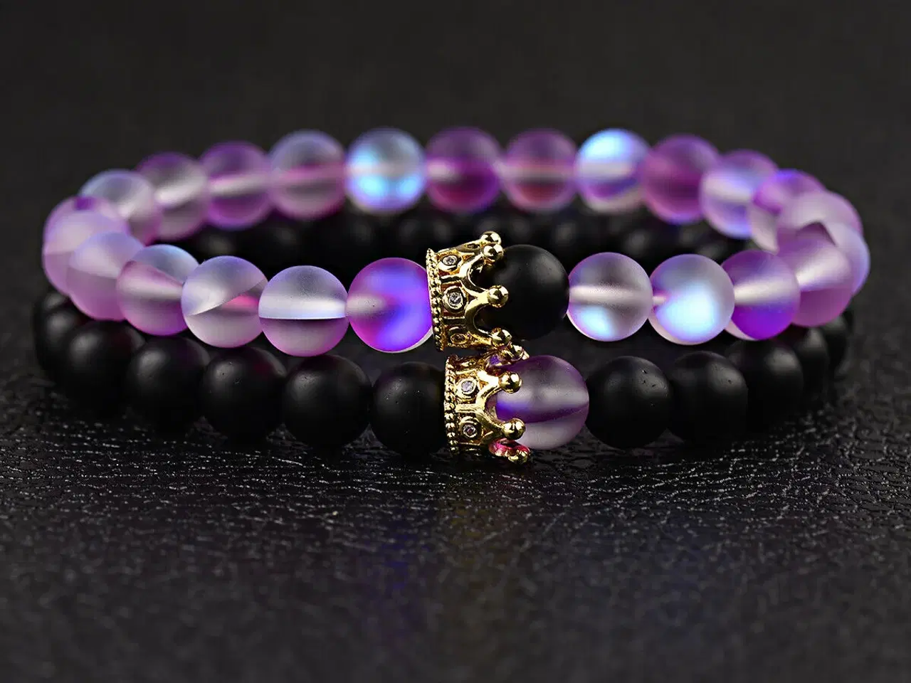Billede 1 - Armbånd,smykke sæt.udført i Acua Quarts.onyx