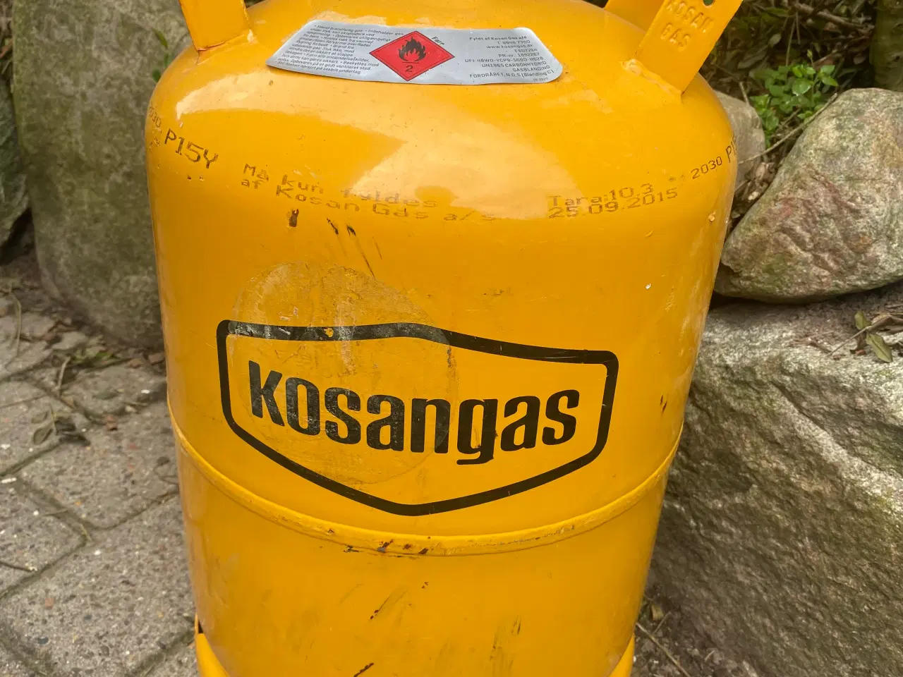 Billede 1 - Gas flaske i stål 