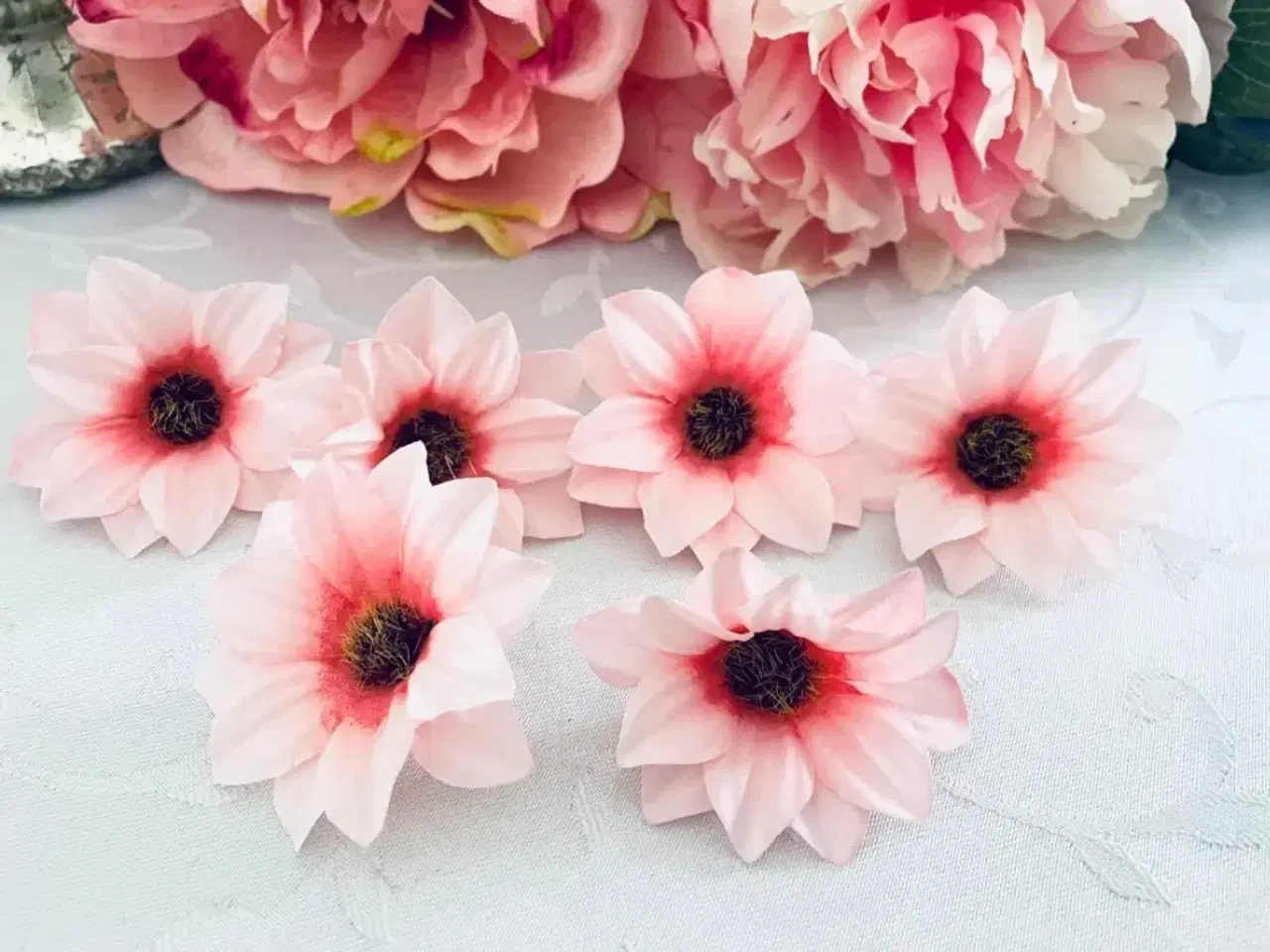 Billede 1 - Kunstig blomster lyserød 