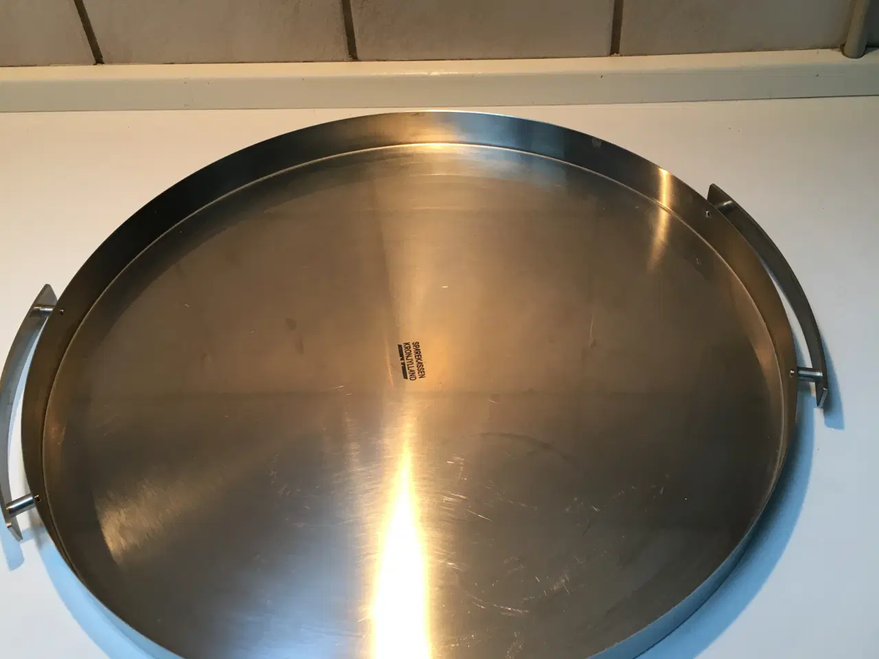Billede 1 - Serverings bakke i stål