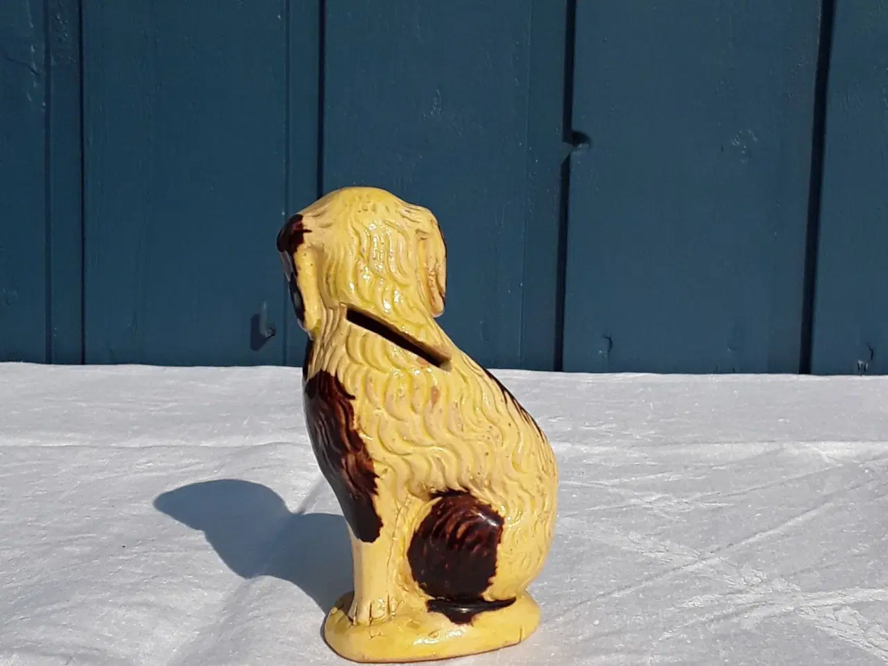 Billede 2 - Antik sparebøssehund fra Bornholm