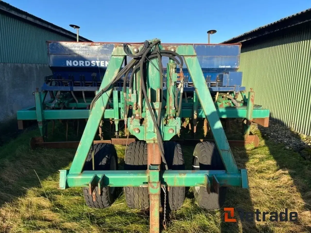 Billede 2 - - - - Kyndetoft / Nordsten 4 Meter Bugseret såmaskine
