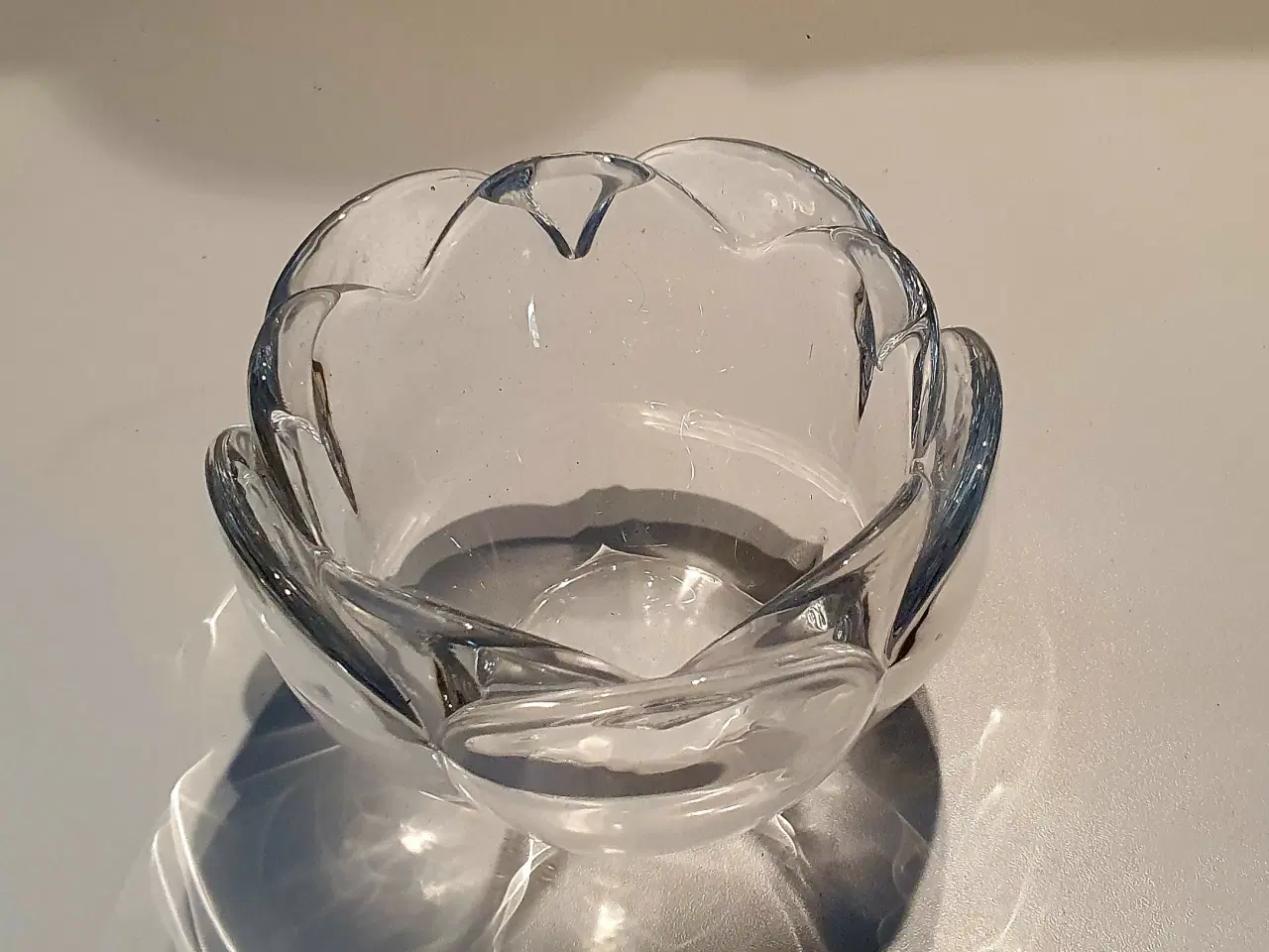 Billede 1 - Royal Copenhagen krystalglas fyrfadsstage 