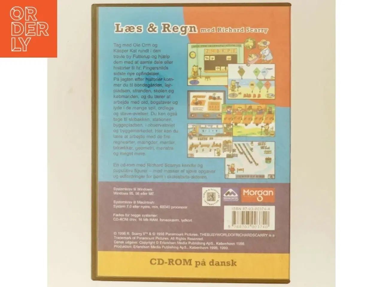 Billede 3 - Lærings CD-ROM &#39;Læs & Regn med Richard Scarry&#39;