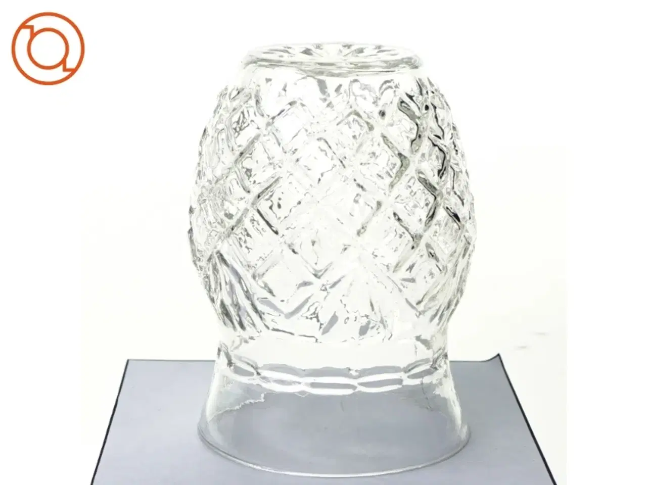 Billede 1 - Glas vase i krystal look (str. 12 x 9 cm)
