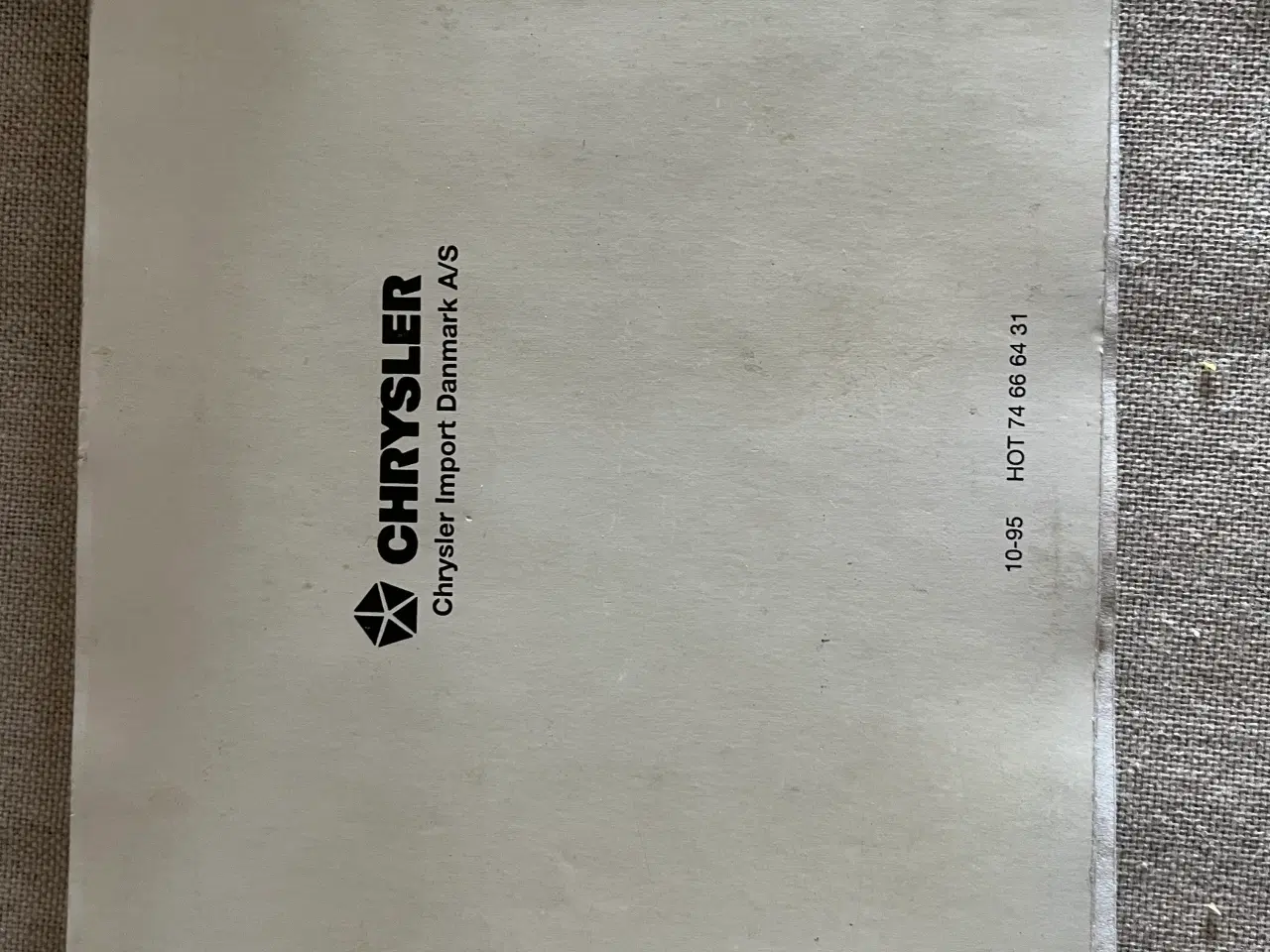 Billede 2 - Chrysler Stratus instruksbog