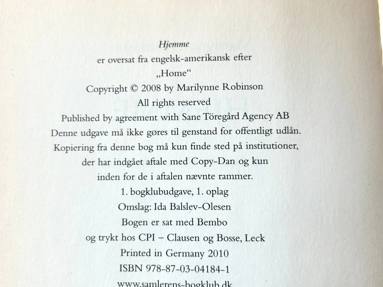 Billede 3 - Hjemme af Marilynne Robinson