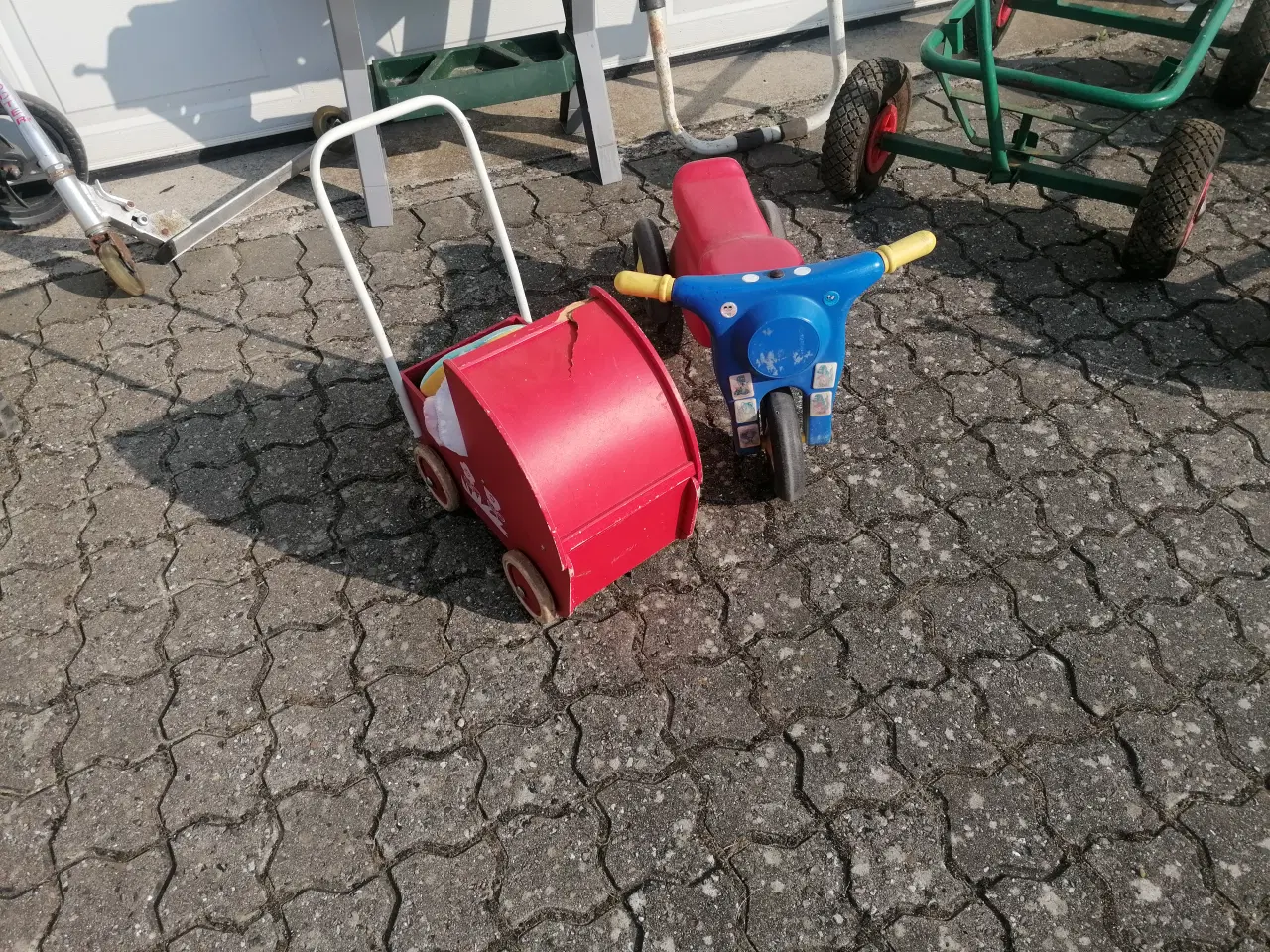 Billede 6 - Legetøj , Løbe Cykel , Trækvogne ,m.