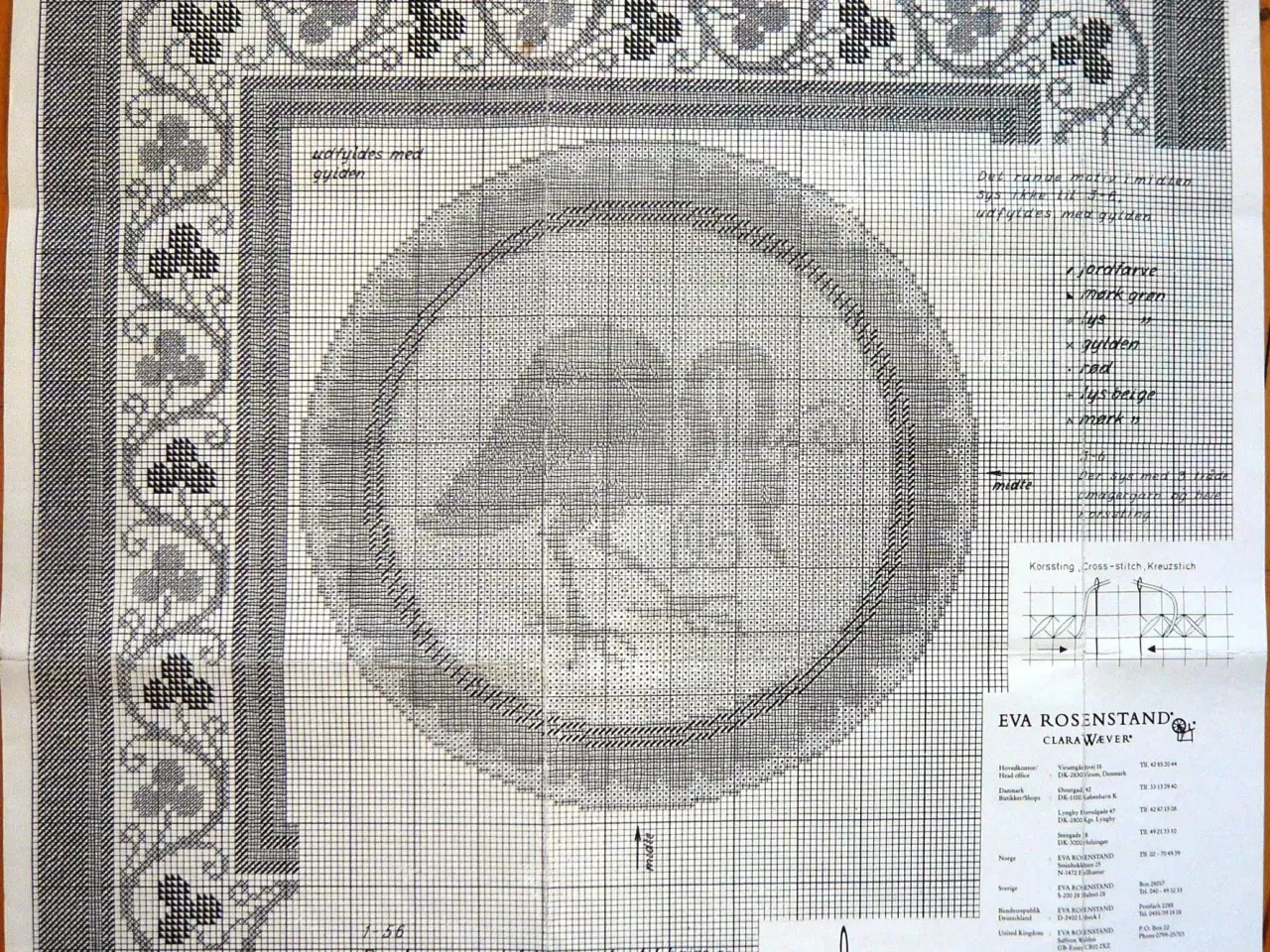 Billede 9 - Korsstingsbroderi opskrifter