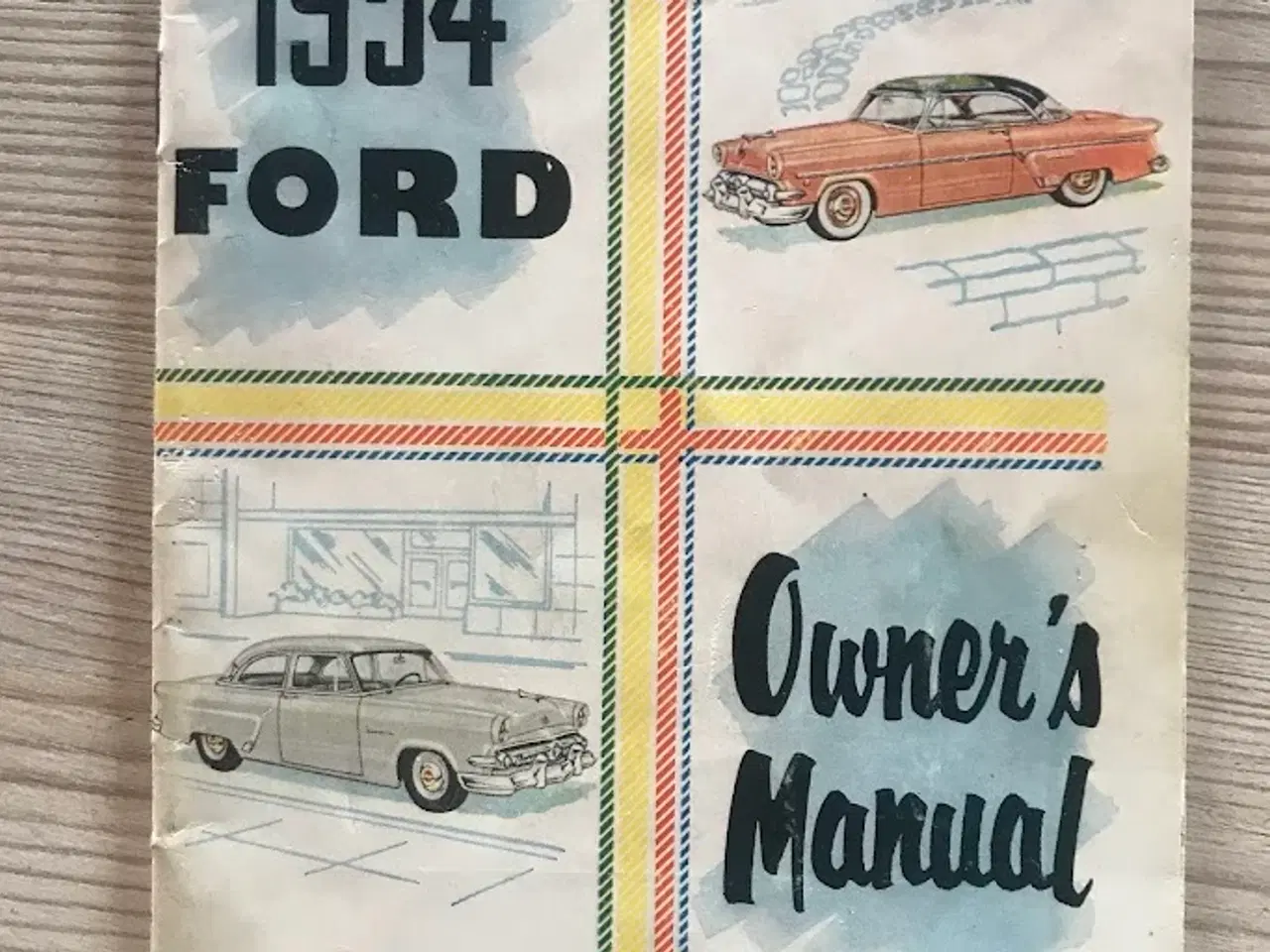 Billede 1 - Instruktionsbog til Ford Costomline 1954
