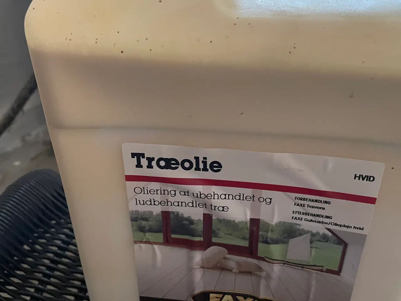 Billede 1 - Faxe træ olie hvid