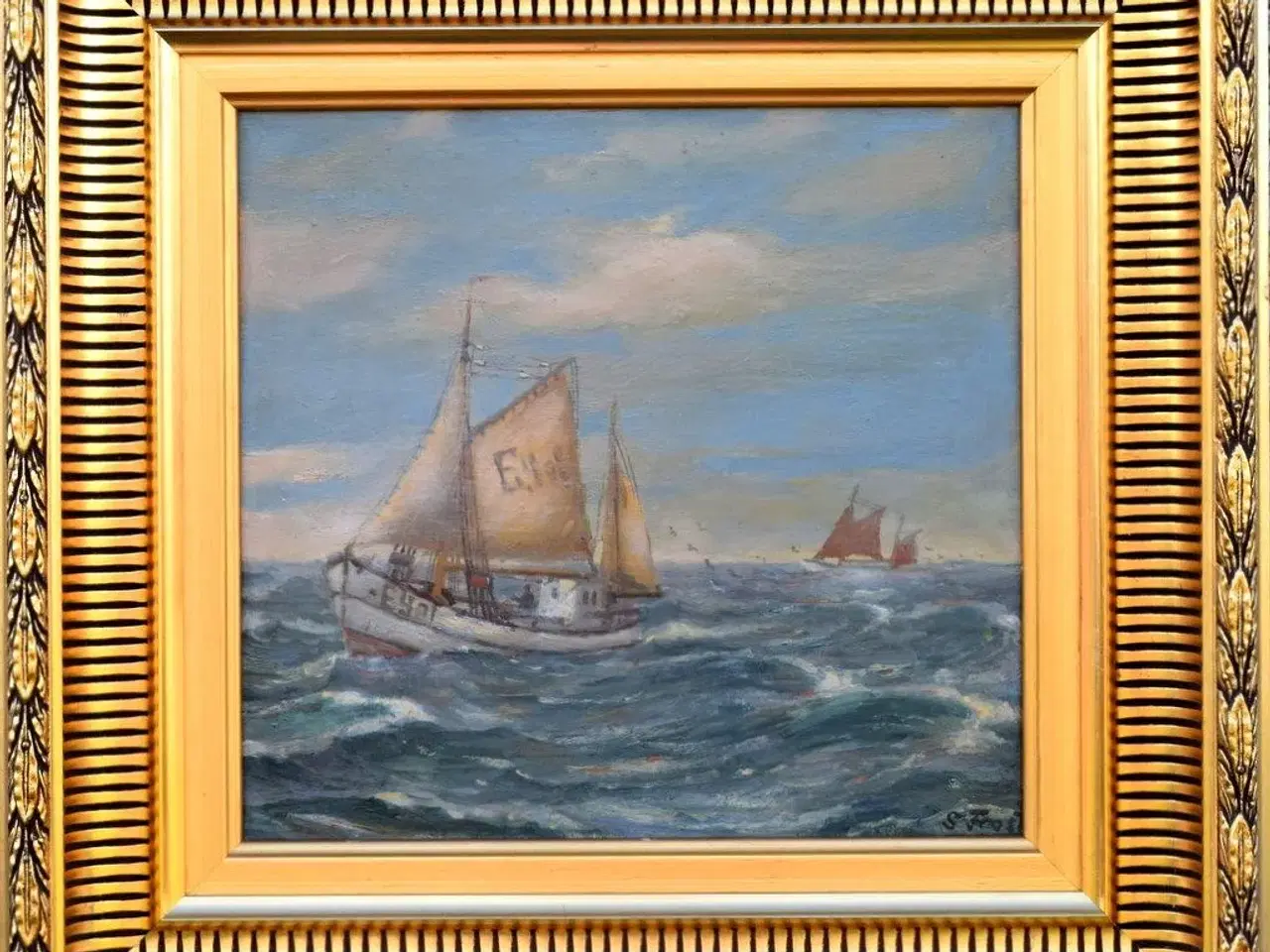 Billede 1 - Maleri af Sergius Frost (1900-1994)