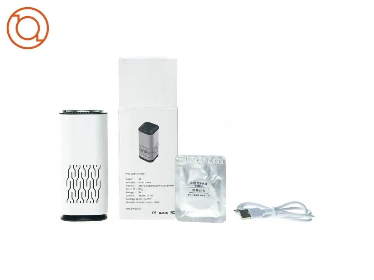 Billede 1 - Portable air purifier fra K 2 (str. 13 x 6 x 6 cm)