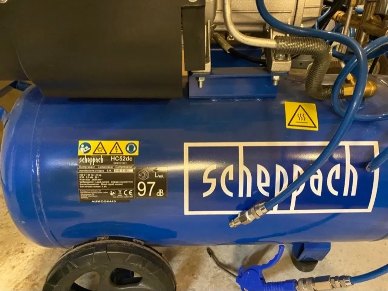 Billede 1 - Kompresser 50 L (udlejes)