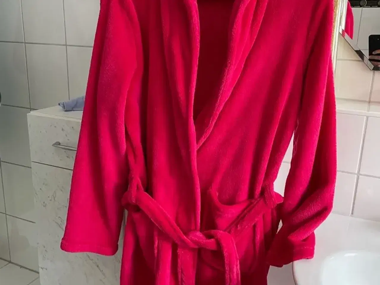 Billede 1 - Næsten ny pink morgenkåbe