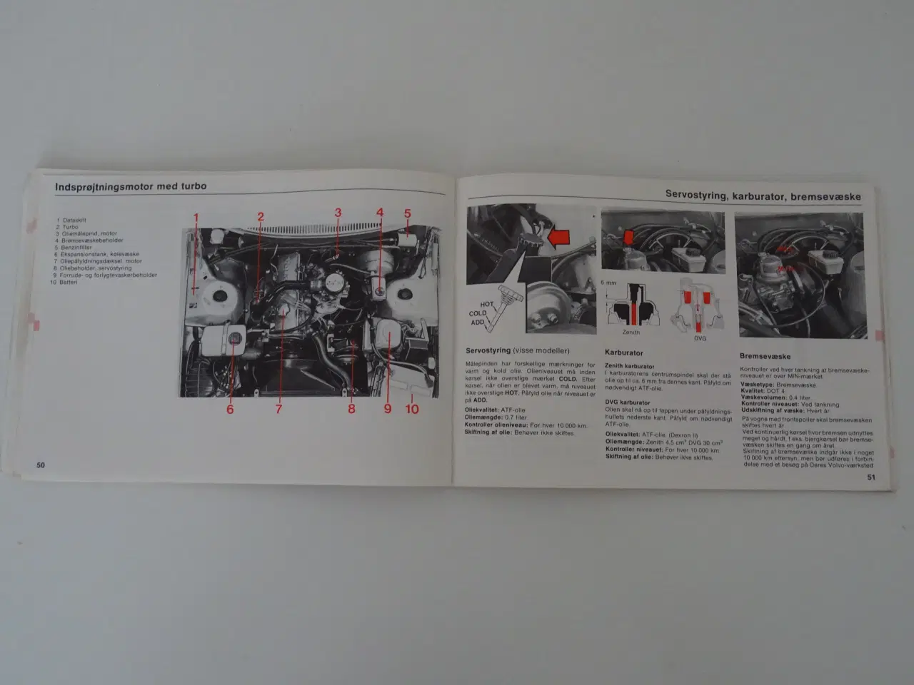 Billede 3 - Instruktionsbog til  Volvo 240 model 1983