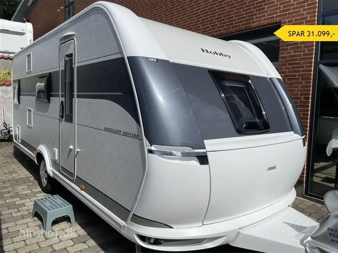 Billede 1 - 2023 - Hobby Excellent Edition 545 KMF   Lækker famillie vogn med  køjevogn med dobbeltseng fra Hinshøj Caravan
