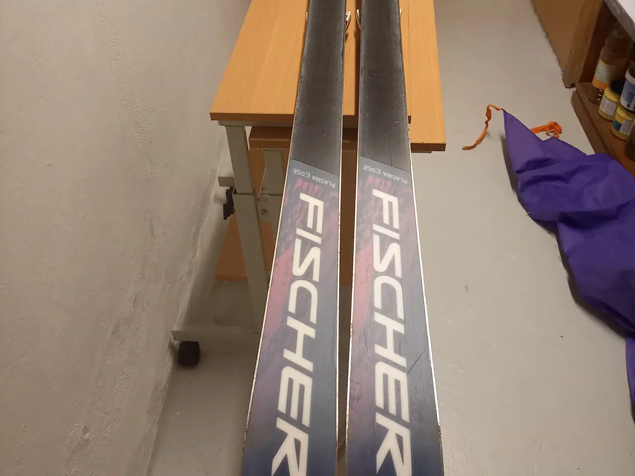 Billede 7 - Alpinski Fischer VT6 med stave og transporttaske 
