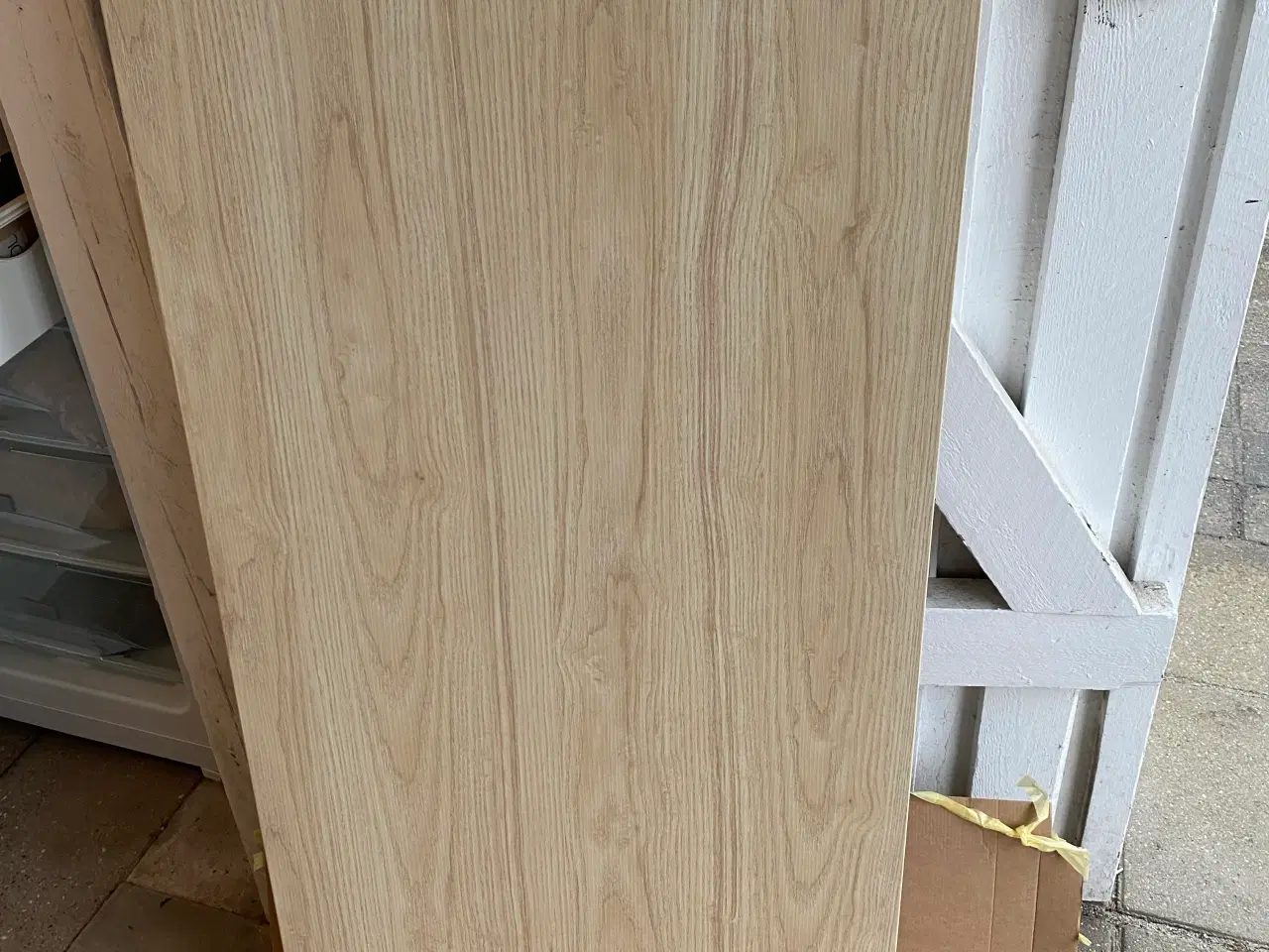 Billede 1 - Bordplade 125 x 63 cm ASK - 2,85 cm høj (NY)