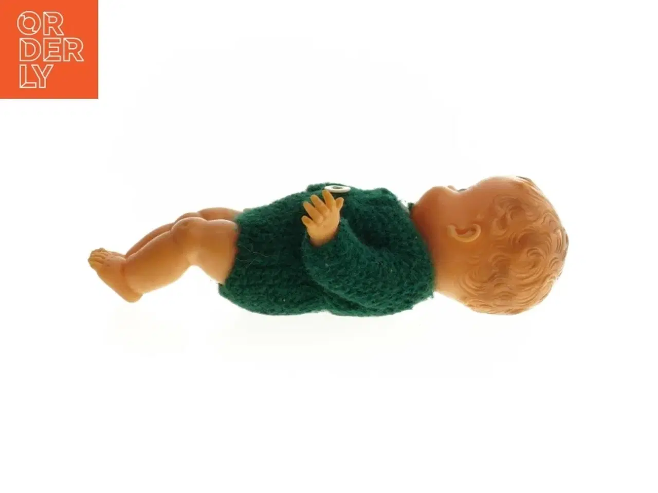 Billede 2 - 1950&#39;er Dukke med babylift vugge MCM(str. 37 cm)