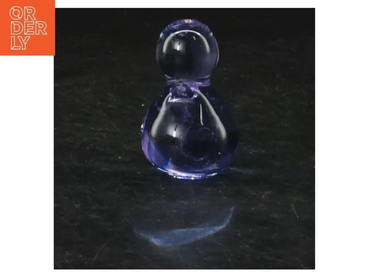 Billede 2 - Glasfigurer af ænder (str. 4 cm. og 3,5 cm)