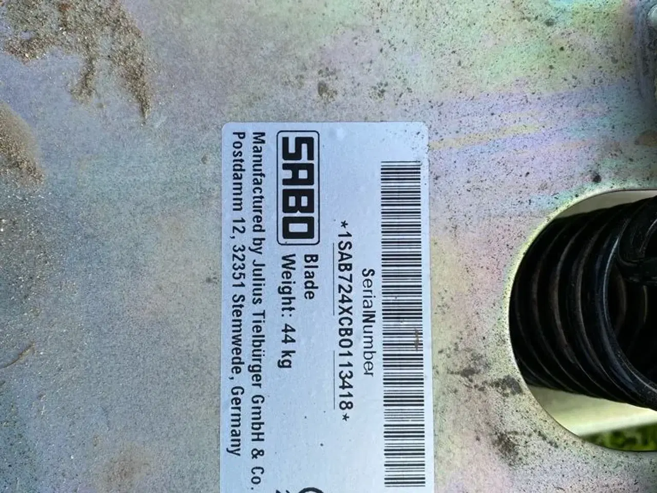 Billede 5 - 1,2m sneblad for John Deere X300/X500 serie.