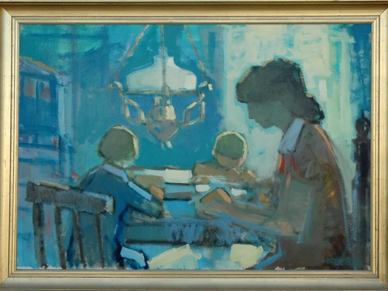 Billede 1 - Maleri af Thomas Tråsdahl (1925-2002)