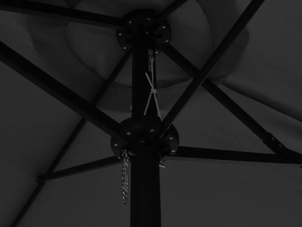 Billede 6 - Parasol 460x270 cm aluminiumsstang antracitgrå