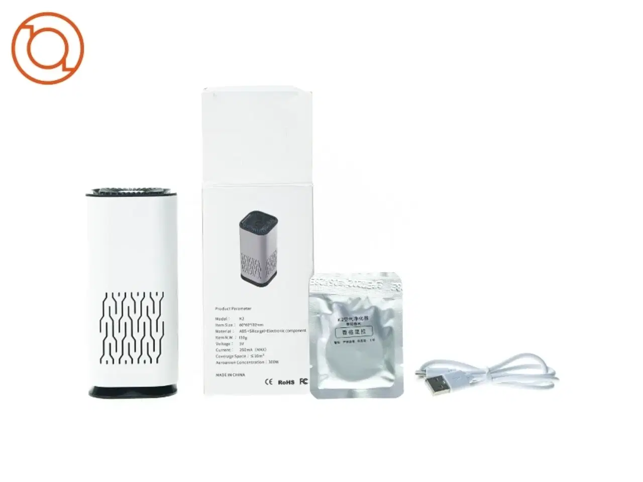 Billede 2 - Portable air purifier fra K 2 (str. 13 x 6 x 6 cm)
