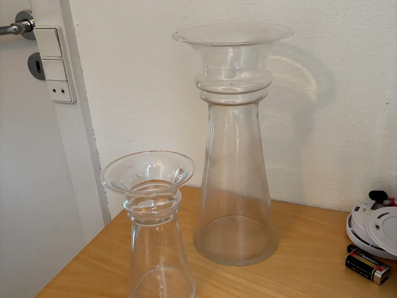 Billede 1 - Holmegaard vaser, klar glas, Harmony 