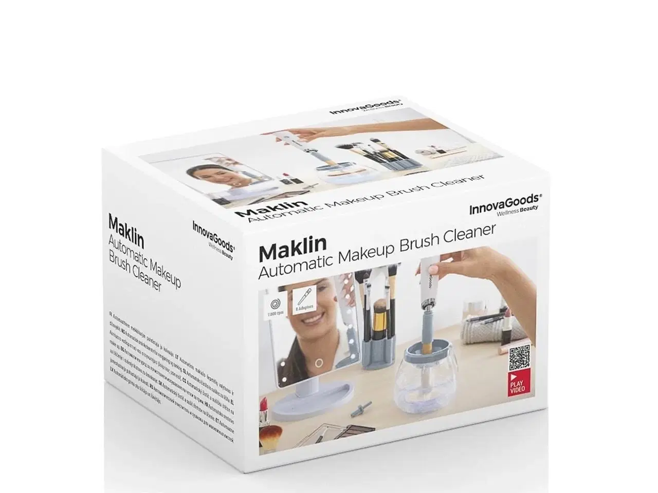 Billede 2 - Automatisk Makeup børste renere og tørretumbler Maklin InnovaGoods