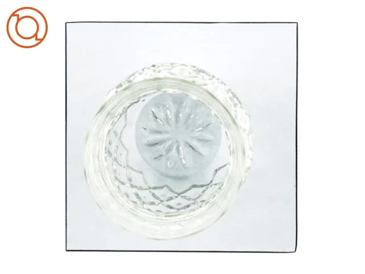 Billede 3 - Glas vase i krystal look (str. 12 x 9 cm)