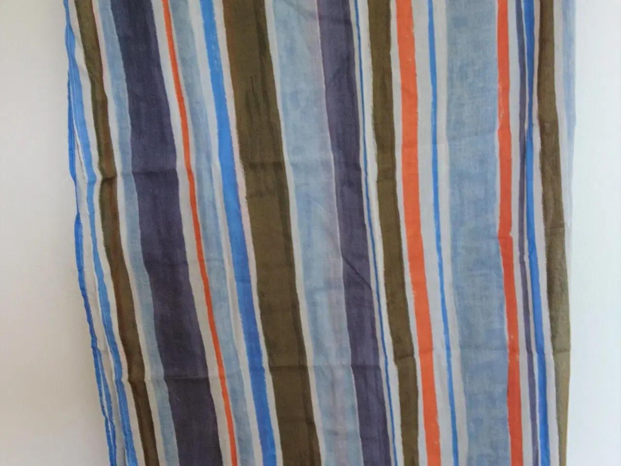 Billede 1 - Tørklæde, blå, Jackpot med pose, str. 100 x 200 cm