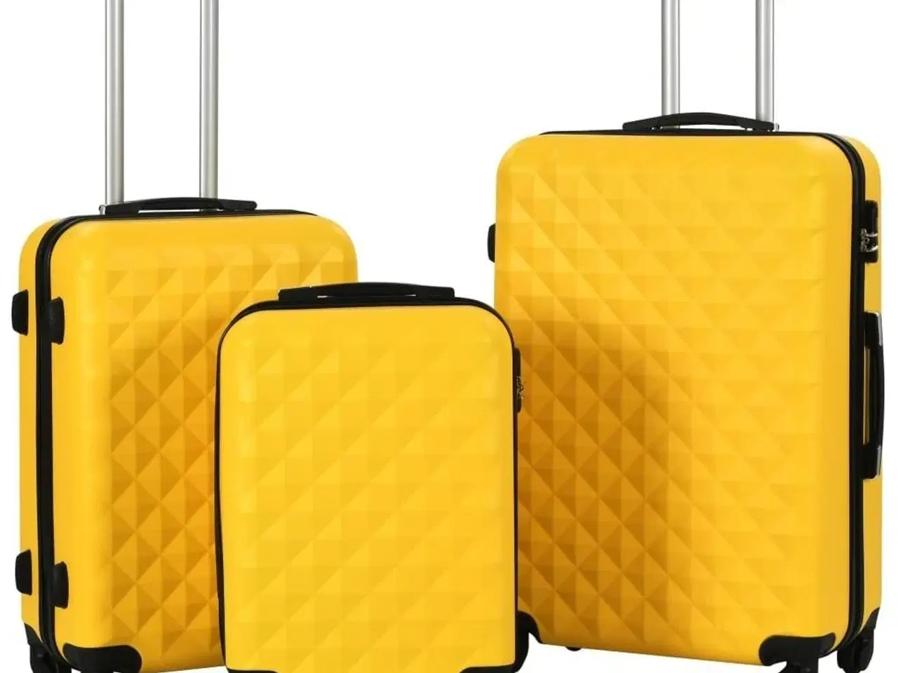 Billede 1 - Kuffert sæt i 3 dele hardcase ABS gul
